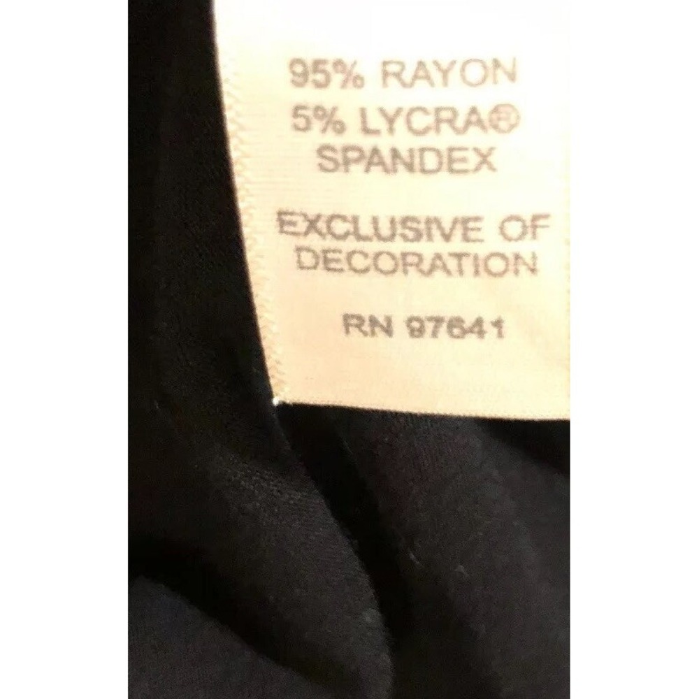 J Jill Size Small Top Shirt Black Long Sleeve Casual Rayon Lycra - Picture 5 of 6